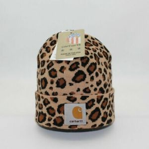 Leopard carhartt beanie